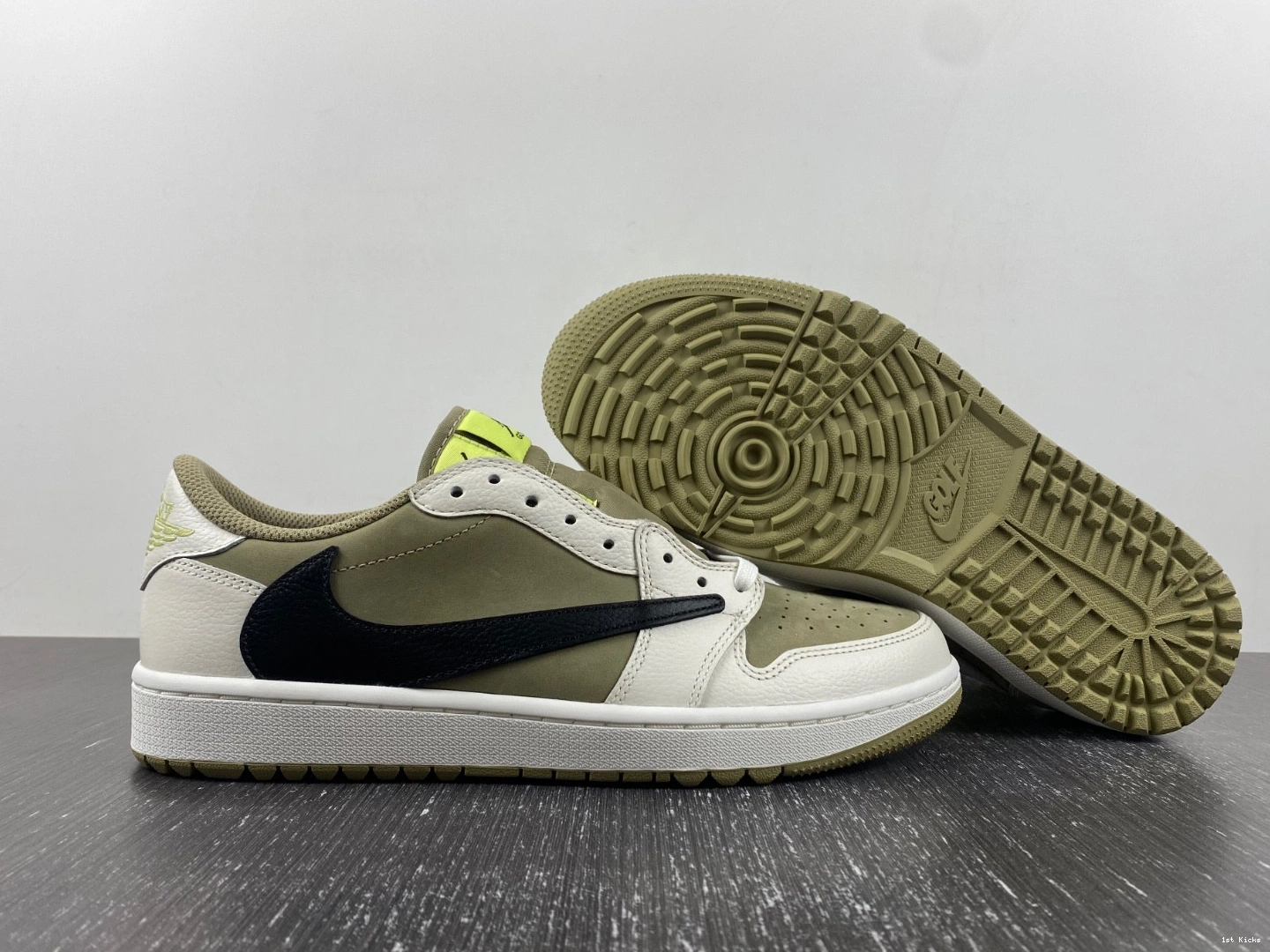 Retro 1 Neutral Golf Jordan FZ3124-200 Olive Low Scott Travis 0423